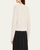 Mother-of-Pearl Eyelash Knit Cardigan