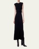 Belted Bias Midi Dress