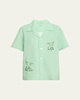 See You At The Barn Button-Front Shirt