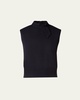 Knotted Cashmere Sleeveless Sweater