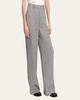 Houndstooth Classic Straight Trousers