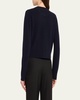 Tipped Half-Moon Cardigan