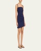 The Nadege Asymmetric Pleated Mini Dress