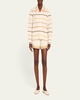 Ric Rac Stripe Button Down Shirt