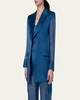Teodore Silk Gauze Oversize Blazer Jacket