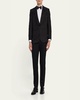 Men's Embroidered Herringbone Dinner Jacket