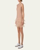 Hatband Waves Techno Organza Mini Dress