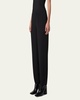 Chrissa Drawstring Tapered Leg Silk Pants
