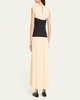 Stefania Colorblock Maxi Dress