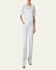 Round Neck Silk Georgette Blouse