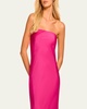 Shauna Strapless Cowl-Back Midi Dress