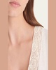 Cristal Lace-Trim Cotton Nightgown