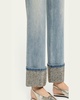 Weezy Embellished-Cuff Jeans