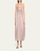 Liet Open-Back Duchess Satin Dress