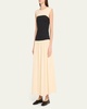 Stefania Colorblock Maxi Dress