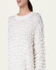 Cashmere and Wool Loops Knit Sweater