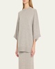 Oversized 3 Ply Cashmere Tunic Sweater