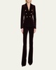 Sophie II Mid-Rise Straight Velvet Pants