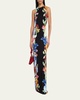 Delora Floral Sleeveless Maxi Dress