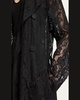 Belted Lace Trench Coat