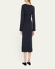 Skyla Cashmere-Blend Wrap Dress