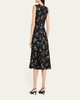Eloise Floral-Print Sleeveless Midi Dress