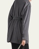 Lana Wool-Cashmere Belted Padded Jacket