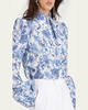 Azalea Sophia Button-Front Blouse