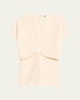 Slouch Waist Short-Sleeve Top