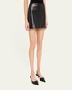 Agda Recycled Leather Mini Skirt