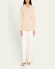 Drop-Shoulder V-Neck Sweater