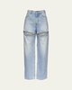 Crystal Slit Jeans