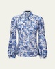 Azalea Sophia Button-Front Blouse