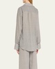 Button-Down Gauze Blouse