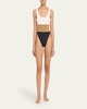 Hume Tricolor One-Piece Swimsuit