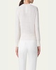 Micro Sequin Linen-Blend Crewneck Sweater