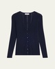 Lillian Slim V-Neck Wool Cardigan