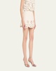 Etra Embellished Cut-Out Mini Skirt