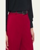 Pleated Wide-Leg Suit Pants