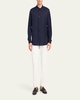 Men's Silk Pique Sport Shirt