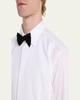 Pleated Poplin French-Cuff Dress Shirt