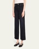 Billie Wide Straight Cropped Jeans