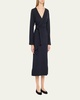 Skyla Cashmere-Blend Wrap Dress