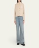 Cashmere Blend Workwear Jacket with Anagram Pocket