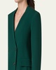 Trinity Double-Breasted Wool Crepe Jacket