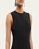 Paneled Drop-Waist Flare Maxi Dress