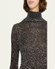 Kendall Sparkly Turtleneck Sweater