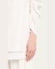 Layered Pleated-Sleeve Blazer