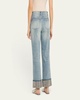 Weezy Embellished-Cuff Jeans