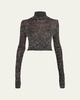 Kendall Sparkly Turtleneck Sweater